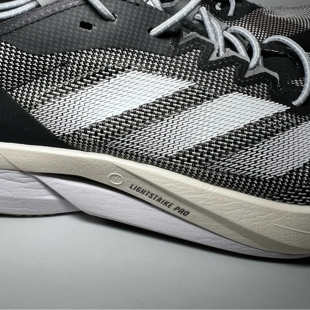 Women’s black grey Adizero Boston 12 running shoes size 6.5 excellent condition